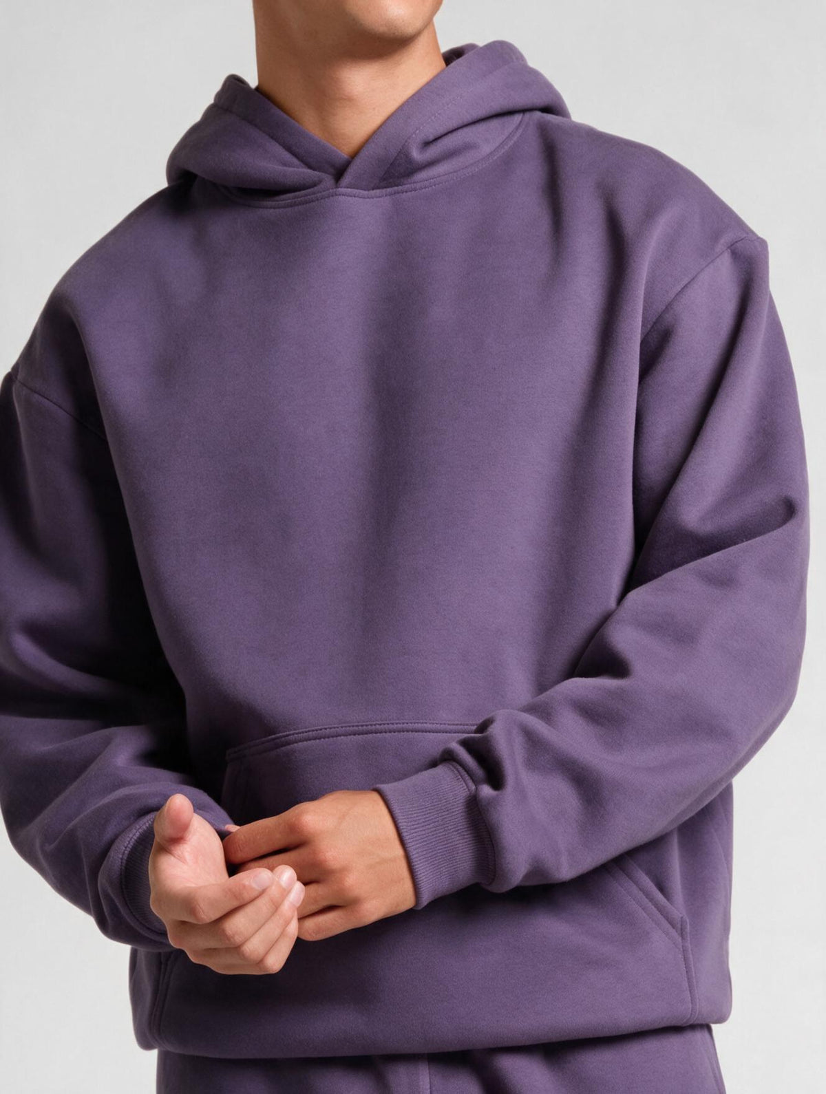 Heavyweight Hoodie - Purple - fixed