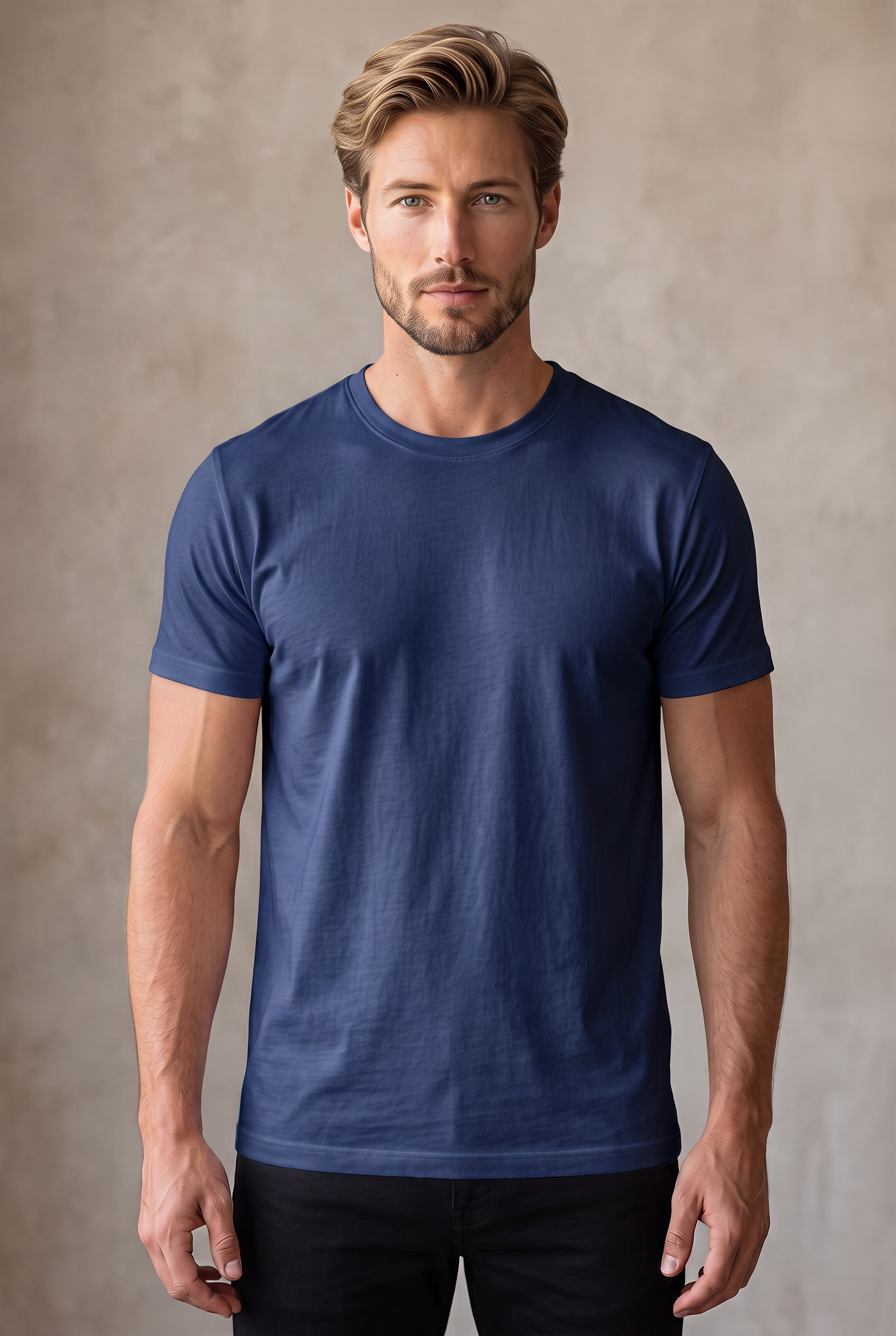 Classic Crew Tee - Navy